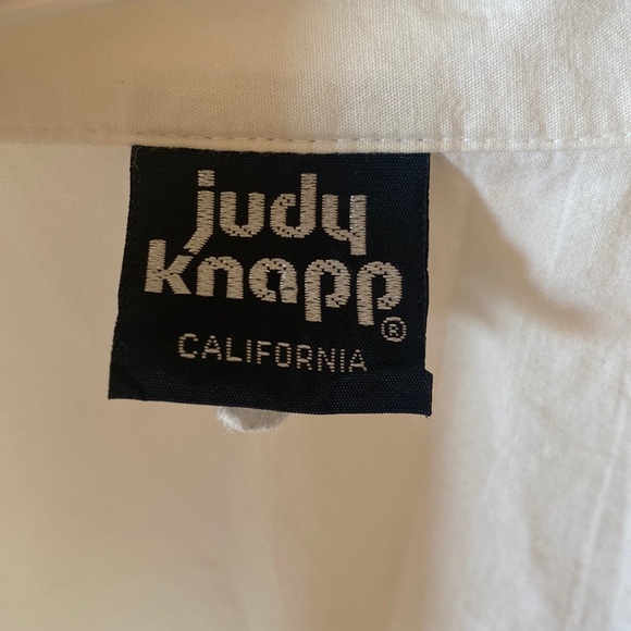 Judy Knapp 100% Cotton White Button Down Size XS/Small - Picture 2 of 7